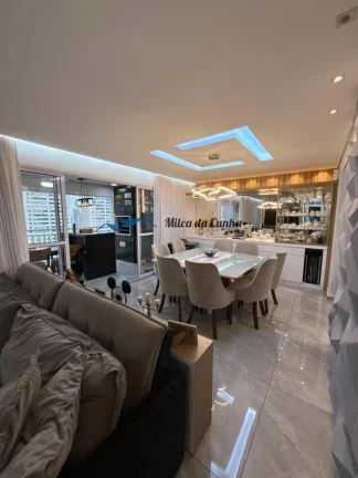 Lindo Apartamento à Venda, Condomínio Domo Life, com 3 Dormitórios, sendo 1 suíte master com closet, Varanda Gourmet, 2 vagas, Centro, São Bernardo do Campo