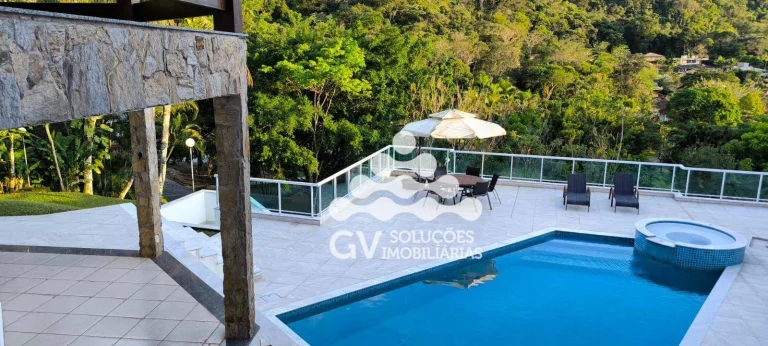 Imagem Casa com 5 dormitórios à venda, 735 m² por R$ 3.800.000,00 - Condomínio Recanto da Lagoinha - Ubatuba/SP