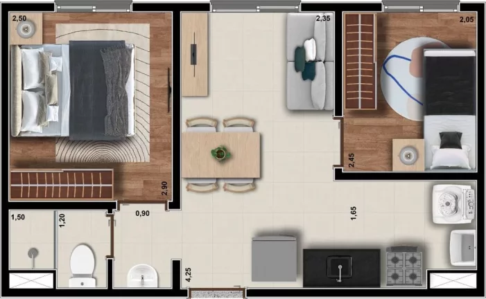 Imagem Apartamento com 2 Quartos à Venda, 57 m² em Vila Andrade - São Paulo Imagem Apartamento com 2 Quartos à Venda, 57 m² em Vila Andrade - São Paulo