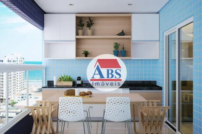 Imagem Apartamento com 2 dormitórios à venda, 69 m² por R$ 429.000,00 - Tupi - Praia Grande/SP