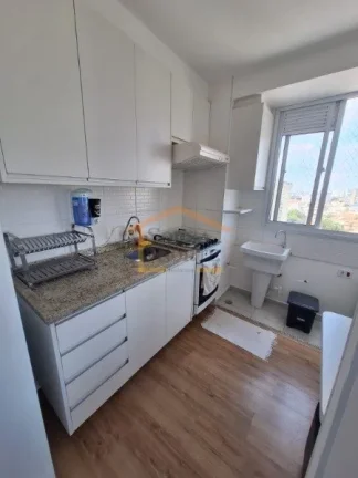 Imagem Apartamento mobiliado, 52m², 2 dormitórios, sala 2 ambientes, banheiro, área de serviço integrad...