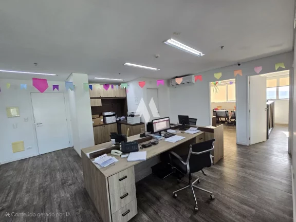Imagem Sala Comercial Valongo para locação, 4 salas unificadas, 4 vagas