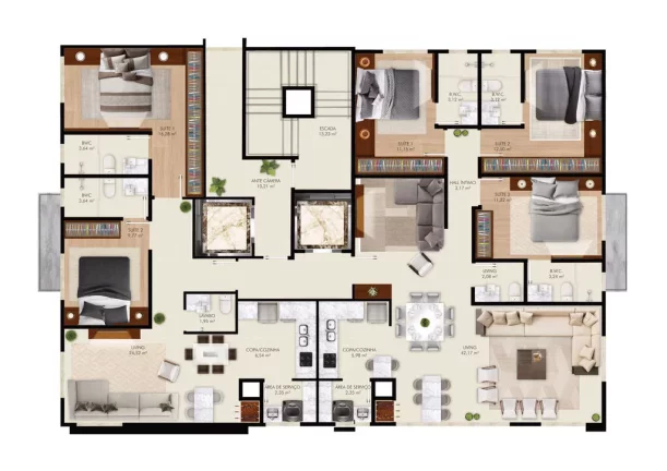 Imagem Turin Residenziale - Apartamento à venda no bairro Perequê - Porto Belo/SC