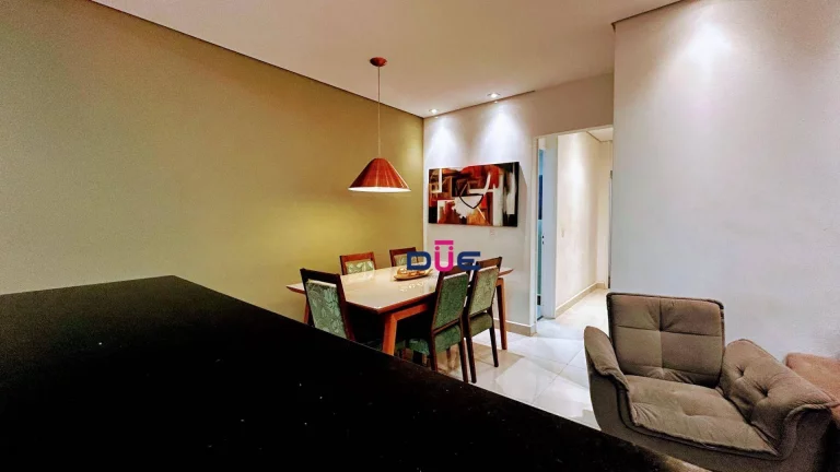 Imagem Apartamento com 3 dormitórios à venda, 82 m² por R$ 750.000 - Estuário - Santos/SP