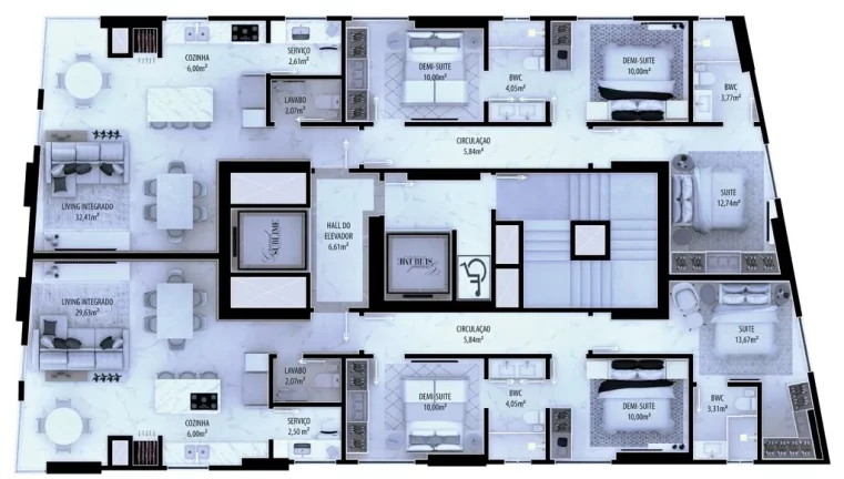 Imagem Grand Sublime - Apartamento à venda no bairro Perequê - Porto Belo/SC
