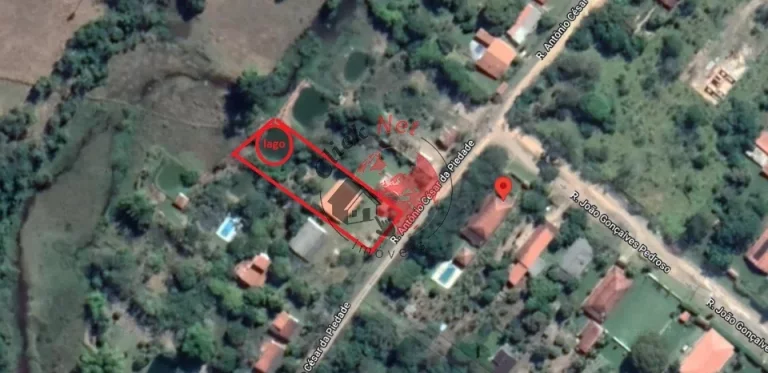 Imagem Chácara 1.580m2 ,estudo permuta por apto em S. caetano sbc sp , 3 dorm,churrasq , Lago , 10 vagas, Cidade de Sarapui