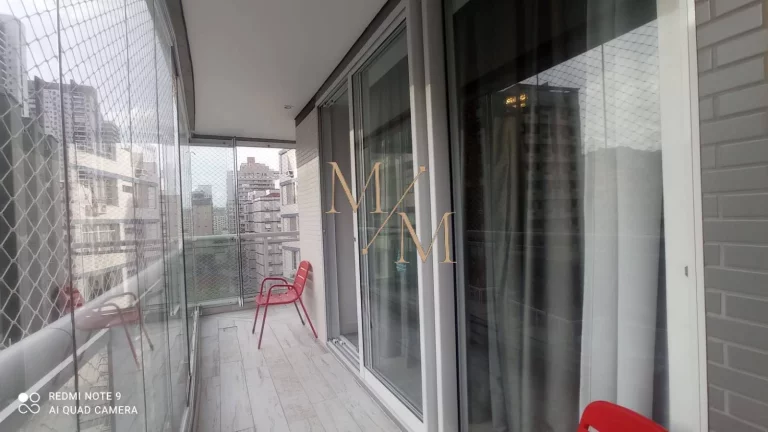 Imagem Apartamento frente a praia com 2 suítes, varanda gourmet, na Pompeia.