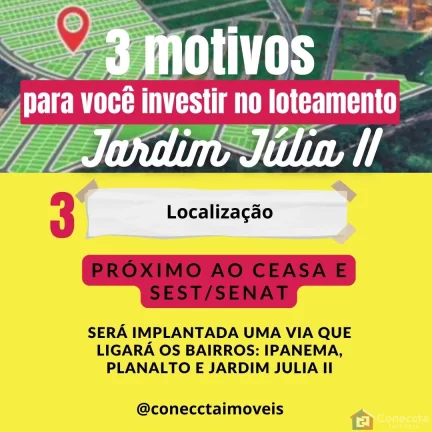 Imagem Terreno Lote à venda no Jardim Julia em Patos de Minas