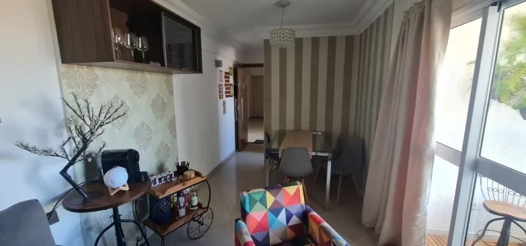 Imagem Apartamento mobiliado para locação em Santo André-SP, Vila Príncipe de Gales: 2 quartos, 1 banheiro, 1 vaga de garagem, 50,00 m²