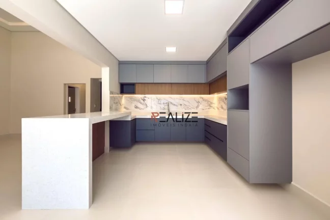 Imagem Casa moderna com 3 suítes e escritório à venda, 230 m² por R$ 1.730.000 - Condomínio Park Gran Reserve - Indaiatuba/SP