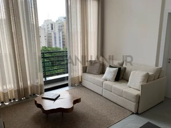 Imagem Aluguel de Loft no Bairro Jardins, São Paulo-SP: 2 quartos, 2 suítes, 2 salas, 3 banheiros, 2 vagas de garagem, 98m². Venha conferir!