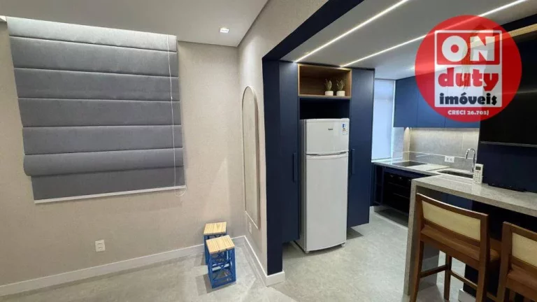Imagem Kitnet à venda, 30 m² por R$ 514.000,00 - José Menino - Santos/SP