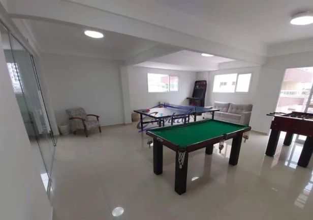 Imagem Apartamento com 2 dormitórios à venda, 60 m² por R$ 490.000 - Tupi - Praia Grande/SP