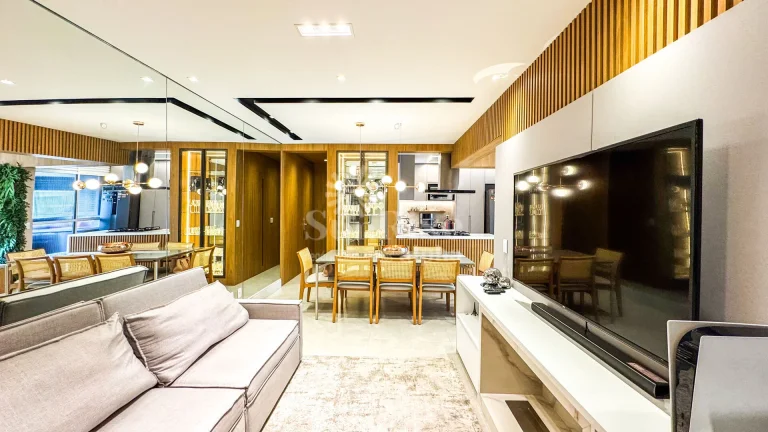 Imagem Apartamento Mobiliado e Decorado com 3 quartos e 2 vagas | 92 m² - R$1.850.000, | Alphaville - 18 do Forte
