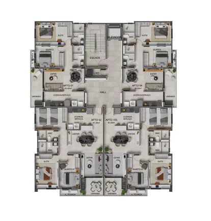 Imagem Apartamento à venda no bairro Poço - Cabedelo/PB