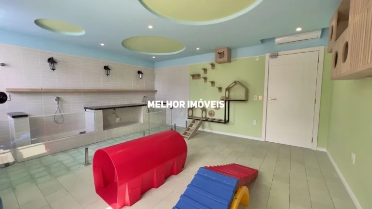 Imagem Apartamento Novo com churrasqueira a carvão na sacada com linda vista pra reserva
