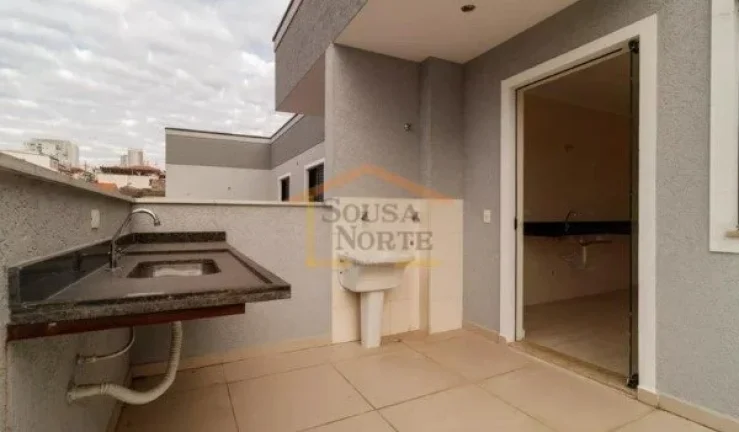 Imagem Apartamento novo 38m², dispõe de 2 dormitórios, 1 banheiro, sala para dois ambientes, cozinha, te...