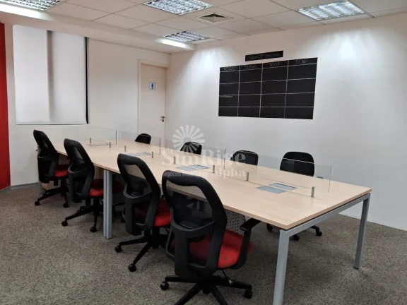 Imagem Laje corporativa à venda na região da Berrini | TOTALMENTE MOBILIADA - 442m² - 10 vagas - R$3.200.000, - Apenas R$7.200,/m² | R. Geraldo F. Gomes - Itaim Bibi, São Paulo/SP