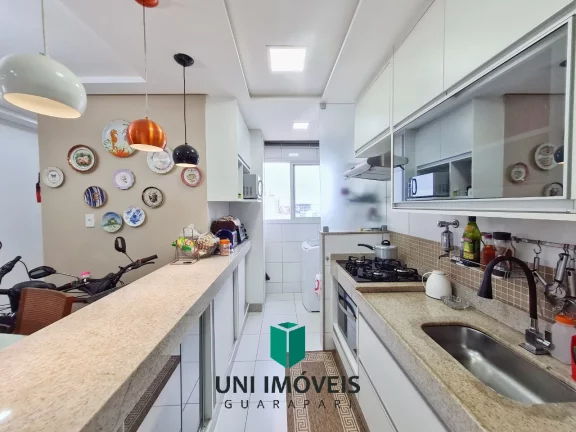 Imagem Lindo apartamento 2 quartos com varanda gourmet, piscina e vista mar a venda na Praia do Morro