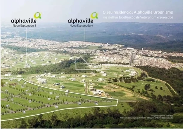 Imagem Terreno à venda em Votorantim com 300m², condomínio Terras Alpha