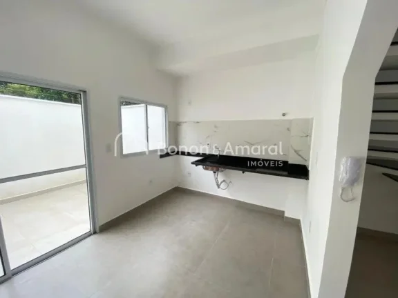 Imagem Em um condomínio recém-construído na Chácara Primavera, Campinas, este sobrado de 76 m² oferece...