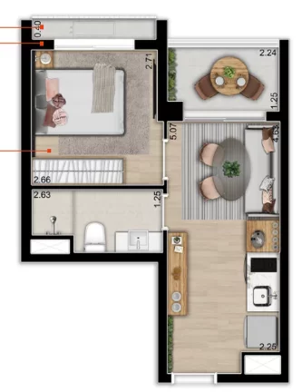 Imagem Apartamento à venda no bairro Vila Buarque - São Paulo/SP