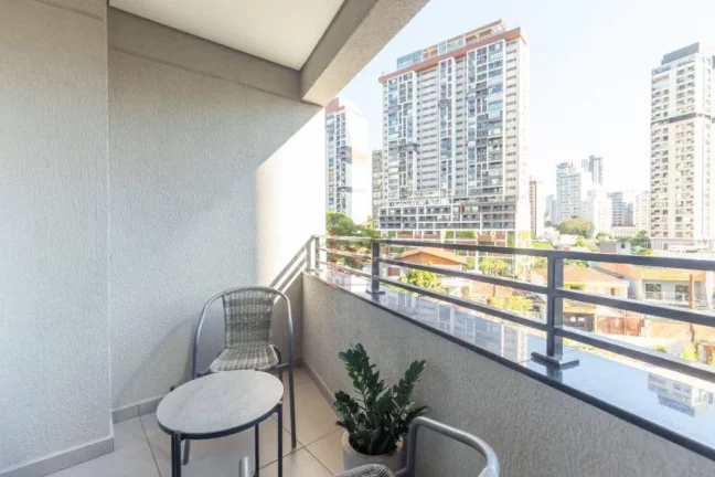Imagem Studio Mobiliado 25m² no Brooklin: Lazer Completo ao Lado do Metrô