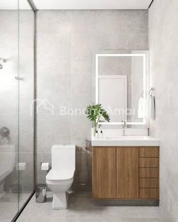 Imagem Casa térrea nova à venda com 3 quartos sendo 3 suítes, todas com armários planejados, ar condici...
