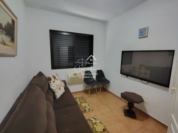 Imagem Apartamento à venda em Guarujá-SP, Morro do Maluf: 3 quartos, 1 suíte, 2 salas, 3 banheiros, 1 vaga de garagem, 126m².