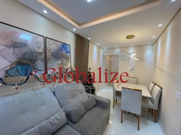 Imagem Lindo apartamento a venda todo mobiliado no bairro Castelo em Santos R$ 360.000,00