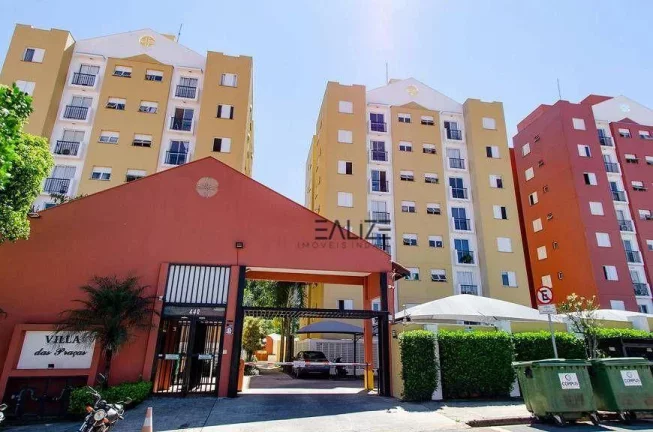 Imagem Apartamento com vista livre e 2 dormitórios à venda, 49 m² por R$ 380.000 - Condomínio Villa das Praças - Indaiatuba/SP