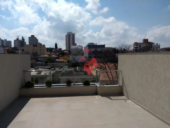 Imagem Cobertura 110M2 ,2 dorm, 1 suíte, 2 varanda , quintal e churrasqueira , 2 vagas, bairro Jardim Bela Vista,Santo André