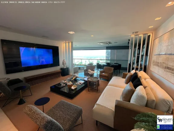 Imagem PORTEIRA FECHADA! SPLENDOR RESERVA DO HORTO:  3 SUITES 152 METROS  DE PURO LUXO, VISTA MAR E 3 VAGAS SOLTAS!
