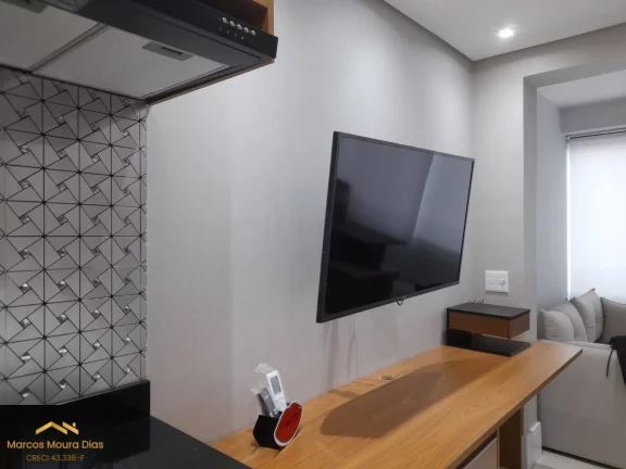 Imagem Apartamento Studio na Pompeia, Novo e Mobiliado com 27 m²
