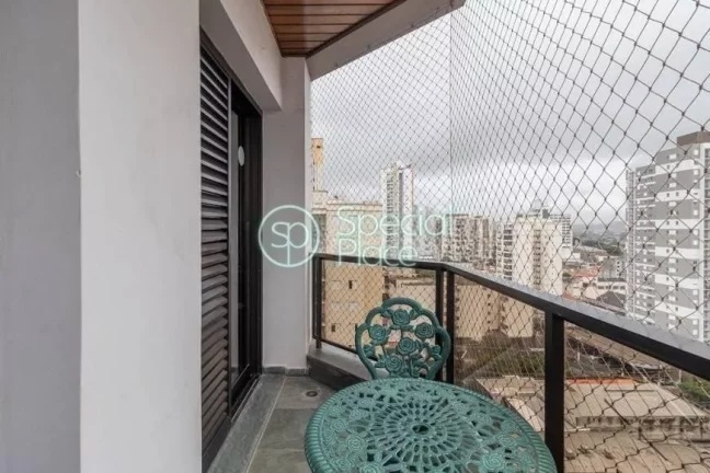 Imagem 123 metros 3 dormitórios 1 suíte lavabo 3 vagas Apartamento está sendo vendido mobiliado, com pla...