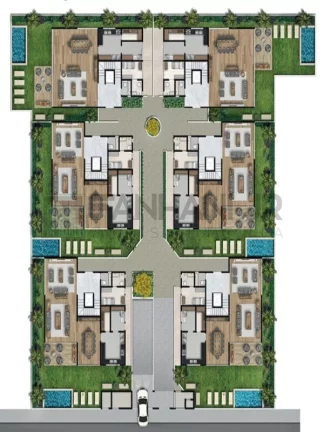Imagem Vendo casa em condomínio fechado no Jd. Europa. Condomínio horizontal fechado, com apenas 6 casas com áreas a partir de 460m2 privativos, isoladas co