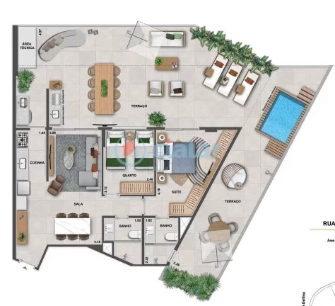 Imagem Cobertura Duplex à venda 3 Quartos 2 Suites 2 Vagas 172.27M Tijuca Rio de Janeiro - RJ | Ornato Tijuca