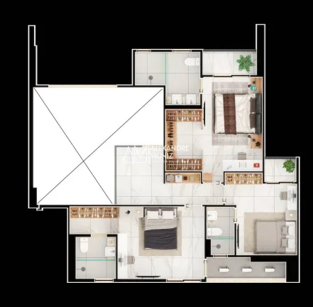 Imagem Trinity Residence, apartamentos à venda no Dionísio Torres.