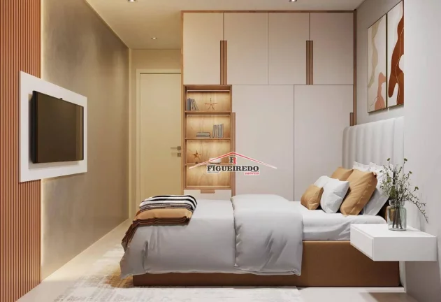 Imagem Apartamento com 1 dormitório à venda, 48 m² por R$ 438.782,00 - Vila Guilhermina - Praia Grande/SP