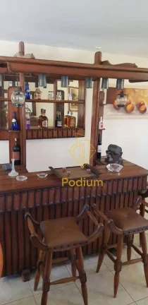 Imagem Casa estilo francesa com área de lazer em condomínio fechado no Portal do Sol - CA0041