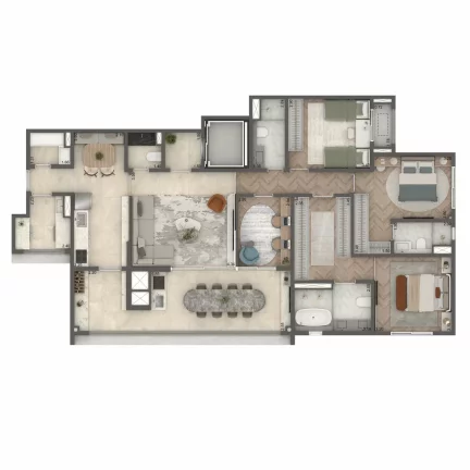 Imagem APARTAMENTO RESIDENCIAL em São Paulo - SP, Brooklin Paulista