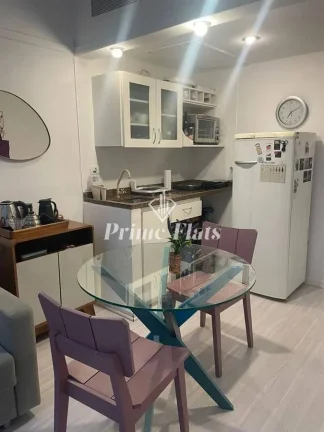 Imagem Flat disponível para locação no Ninety Hotel, com 33m², 1 dormitório e 1 vaga