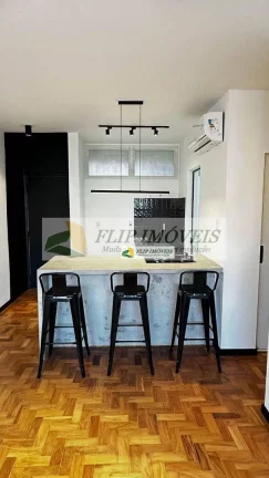 Imagem More em um apartamento com 45 m², andar alto com 1 quarto ao lado do Cambuí - Campinas - SP