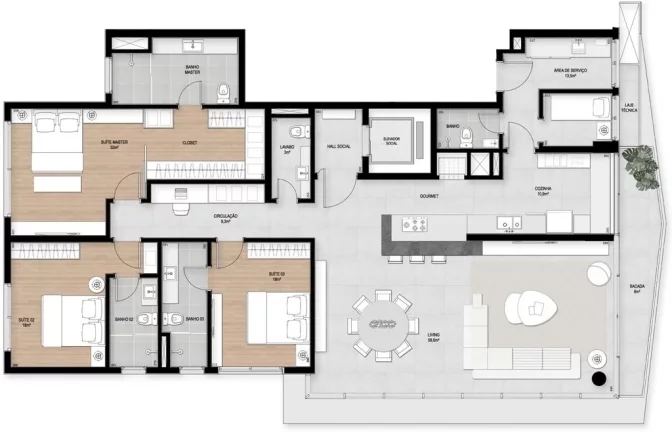 Imagem Apartamento com 3 Quartos à Venda, 200 m² em Rio Branco - Porto Alegre