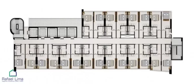 Studio no Sistema Pool 1 Quarto Recife - PE - Boa Viagem