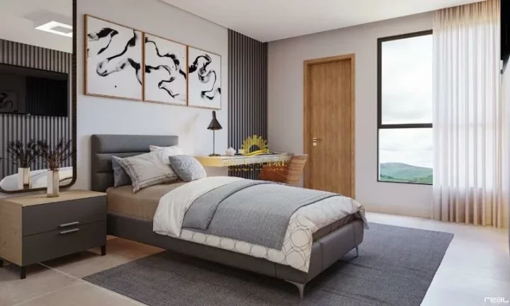 Imagem um Apartamento 4 suítes de vista lateral para o mar e prédio em frente ao mar, com 205 metros quad...