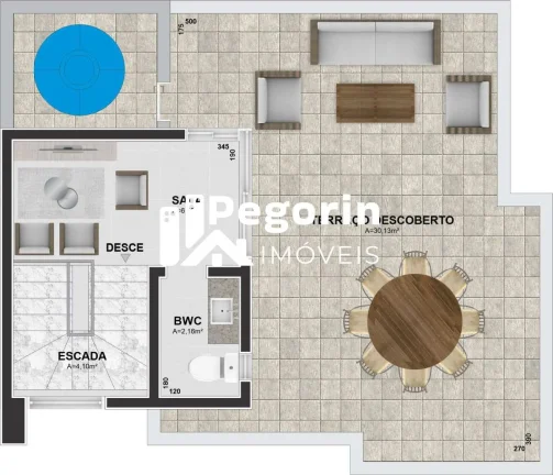 Imagem Sobrado à venda em Curitiba, Portão, com 3 quartos, 120,40m²