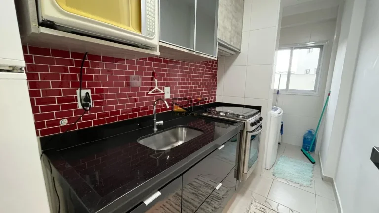 Imagem APARTAMENTO PRAIA GRANDE com 2 dormitórios sendo 1 suíte,1 vaga de garagem,sala 2 ambientes,varanda gourmet com churrasqueira