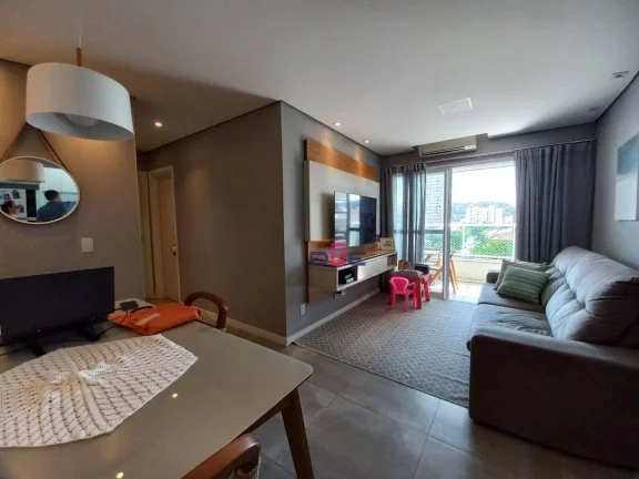 Imagem Apartamento com 2 dormitórios sendo 1 suíte, com lazer completo e 1 vaga coletiva suficiente e livre R$ 695.000 - Campo Grande - Santos/SP