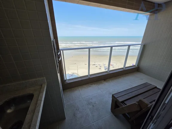Imagem Apartamento Frente Mar no Caiçara em Praia Grande